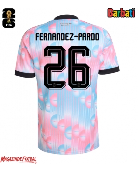 Belgia Matias Fernandez-Pardo #26 Tricou Fotbal Replică Mondial 2026 Barbati Deplasare Belgia Matias Fernandez-Pardo #26 Tricou Fotbal Replică Mondial 2026 Barbati Deplasare
